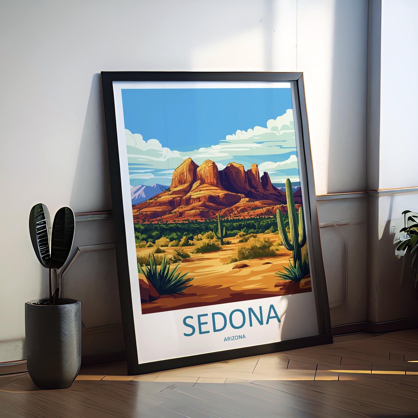 Sedona Travel Print Sedona Home Décor Arizona Art Print Sedona Wall Print For Sedona Gift Wall Hanging Arizona Sedona Desert Artwork Décor