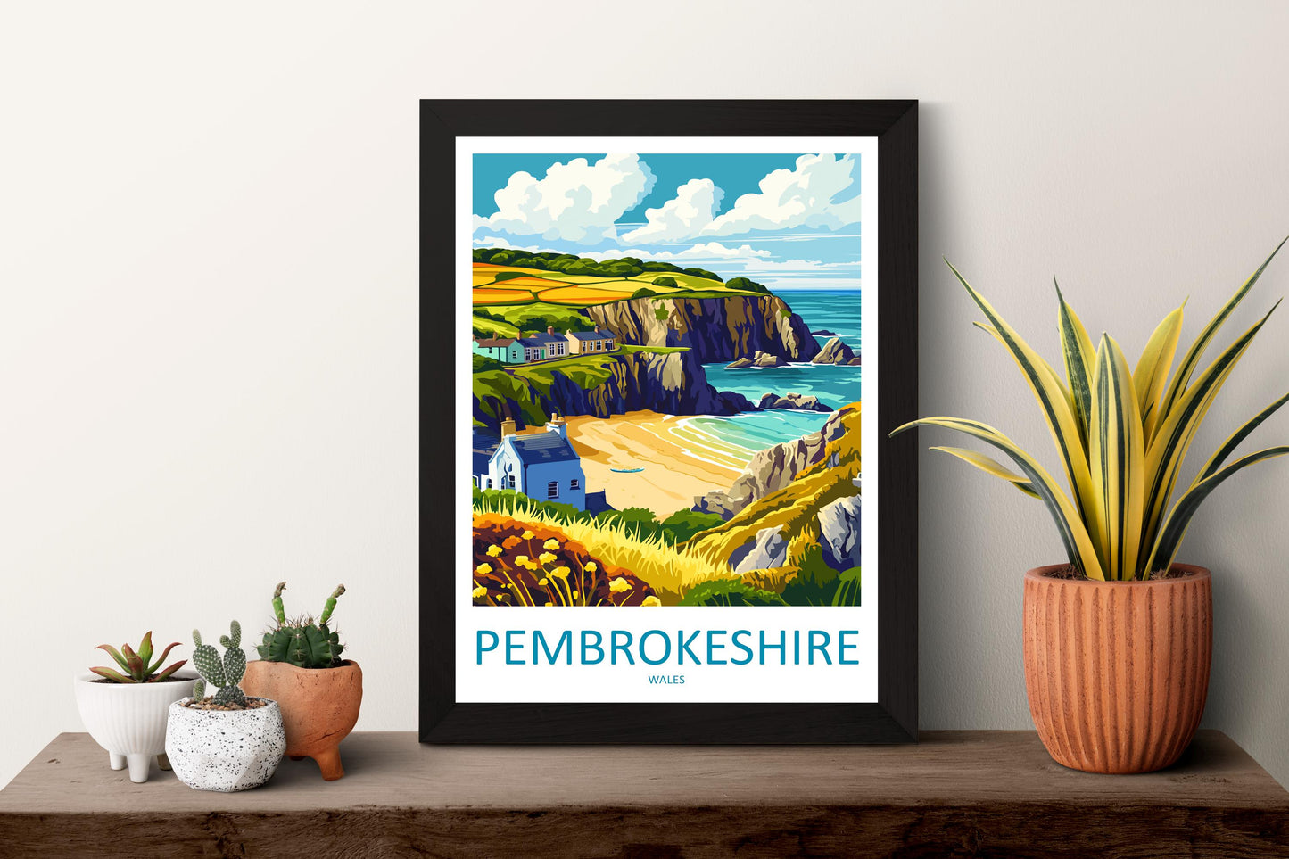 Pembrokeshire Print Pembrokeshire Home Decor Landscape Art Print Pembrokeshire Wall Art Nature Enthusiast Gift Wall Hanging Pembrokeshire