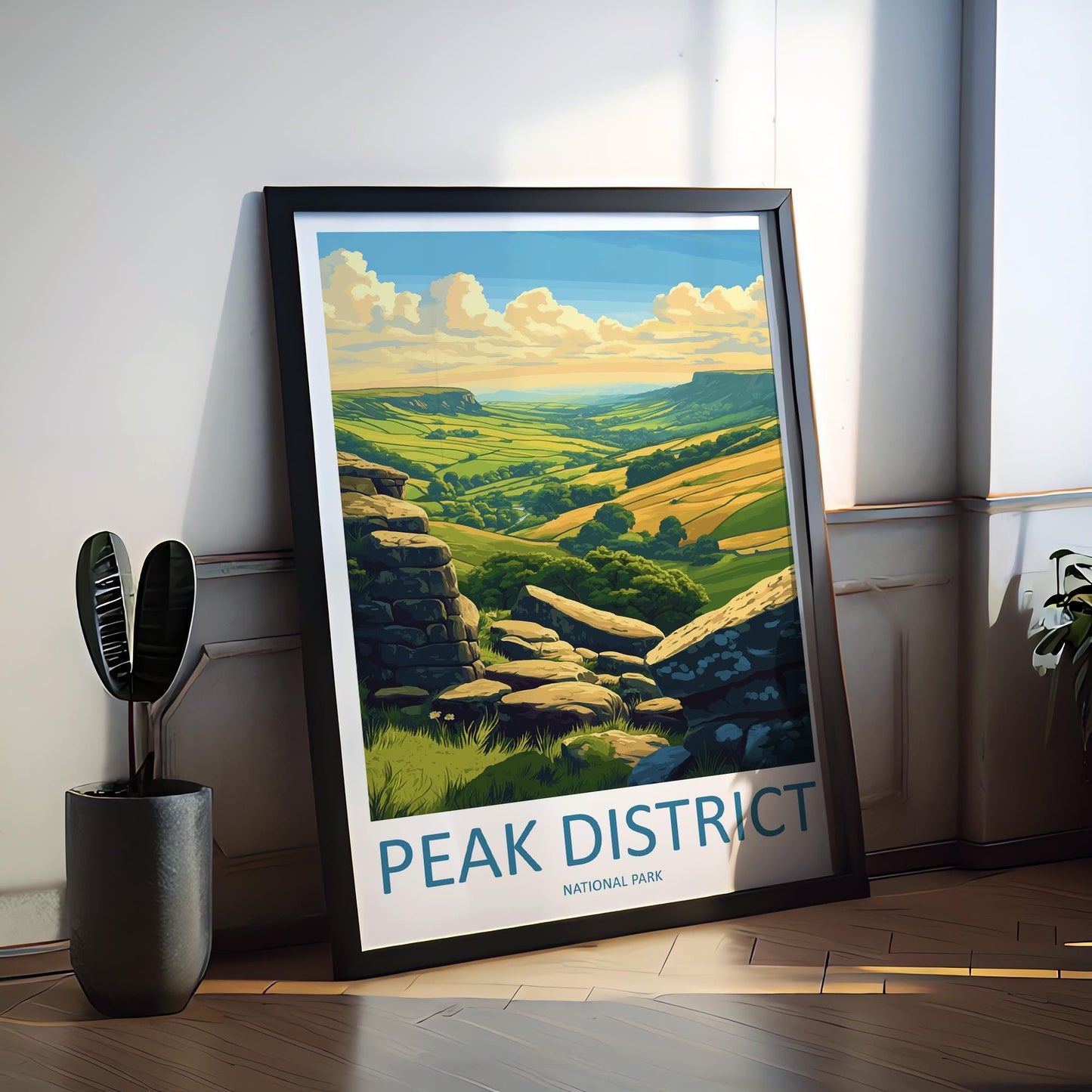 Peak District Print Peak District Home Decor Landscape Art Print Peak District Wall Art Nature Enthusiast Gift Wall Hanging Peak District UK