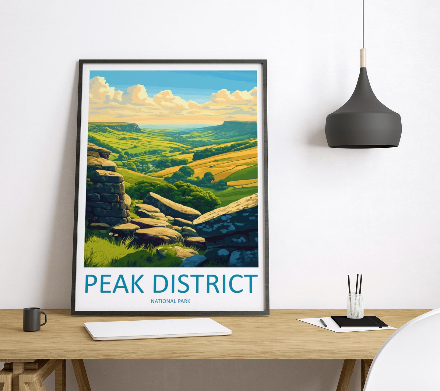 Peak District Print Peak District Home Decor Landscape Art Print Peak District Wall Art Nature Enthusiast Gift Wall Hanging Peak District UK