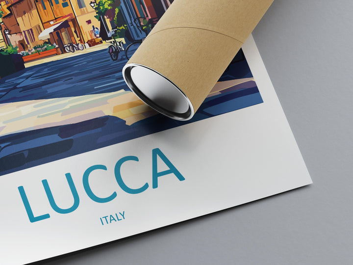 Lucca Travel Print Wall Art Lucca Wall Hanging Home Décor Lucca Gift Art Lovers Italy Art Lover Gift Lucca Print Lucca Travel Gift Art