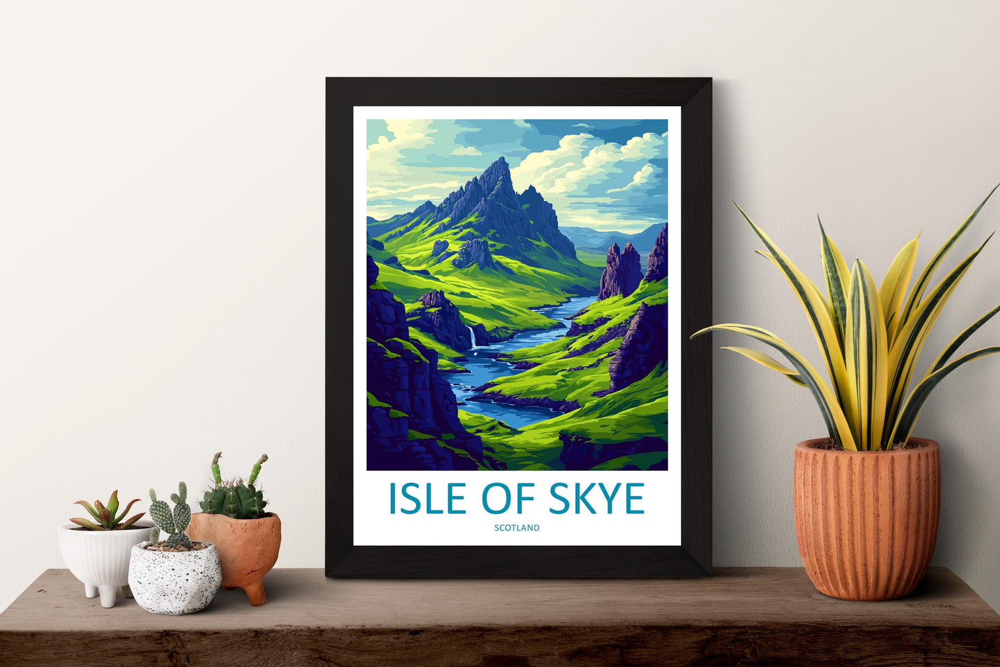Isle Of Skye Travel Print Wall Art Isle Of Skye Wall Hanging Home Décor Isle Of Skye Gift Art Lovers Scotland Art Lover Gift Isle Of Skye