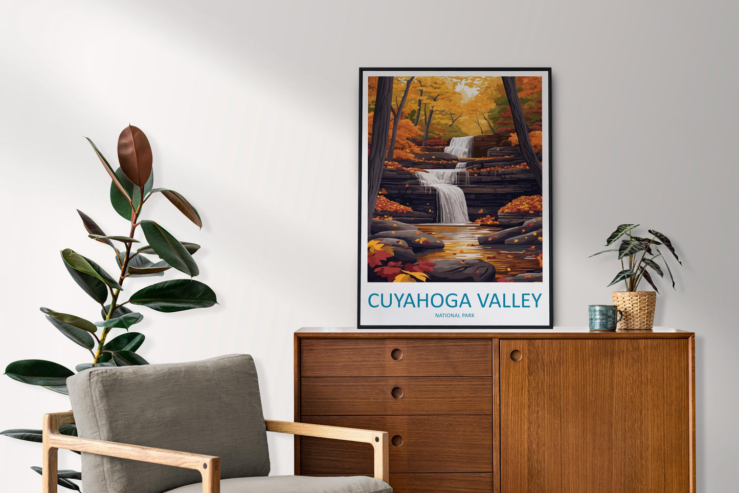 Cuyahoga Valley National Park Travel Print Cuyahoga Valley Wall Decor Ohio Cuyahoga Art Cuyahoga Wall Art Ohio Poster Gift for National Park