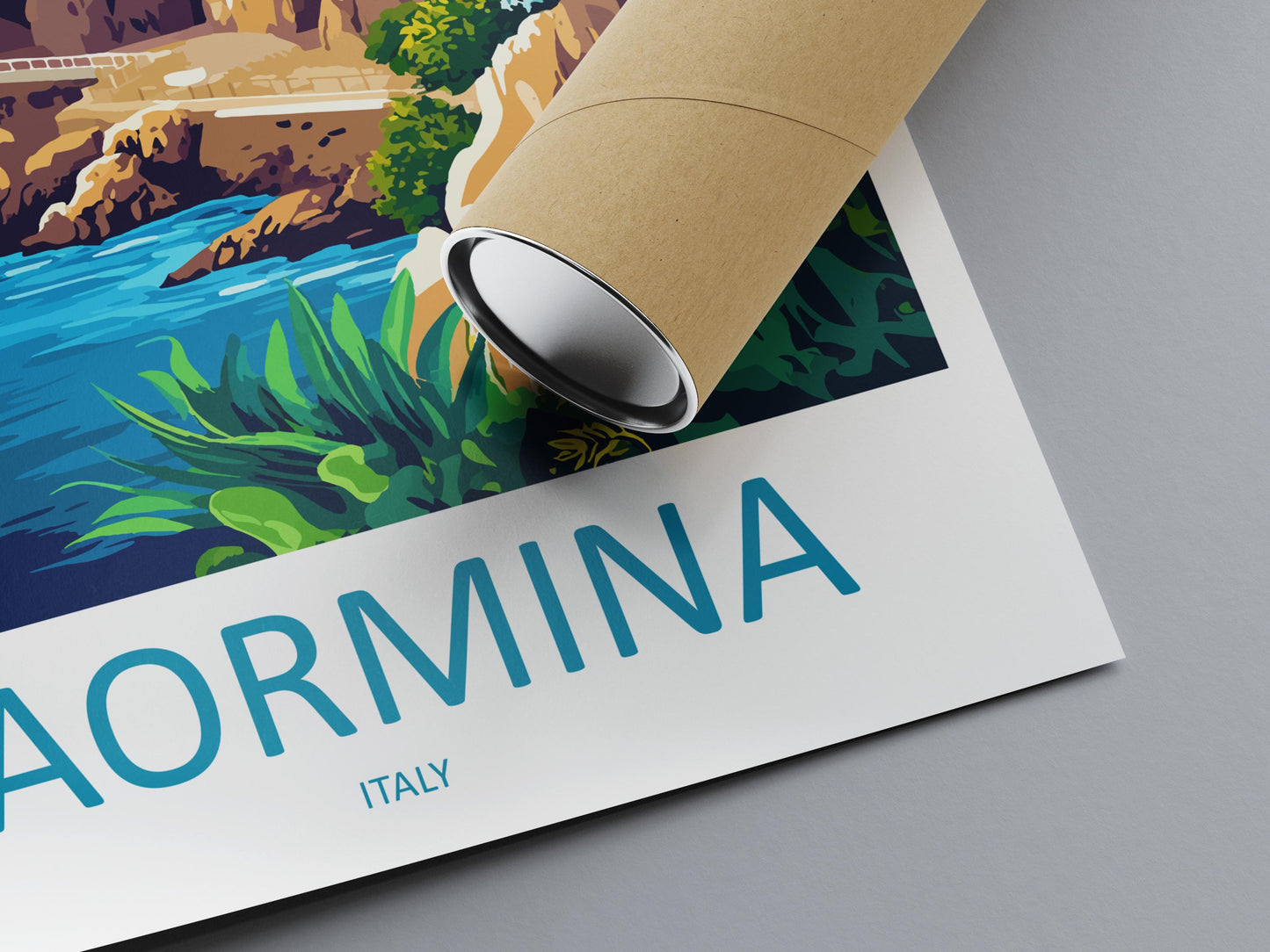 Taormina Travel Print Wall Art Taormina Wall Hanging Home Décor Taormina Gift Art Lovers Italy Art Lover Gift Taormina Print Taormina Art