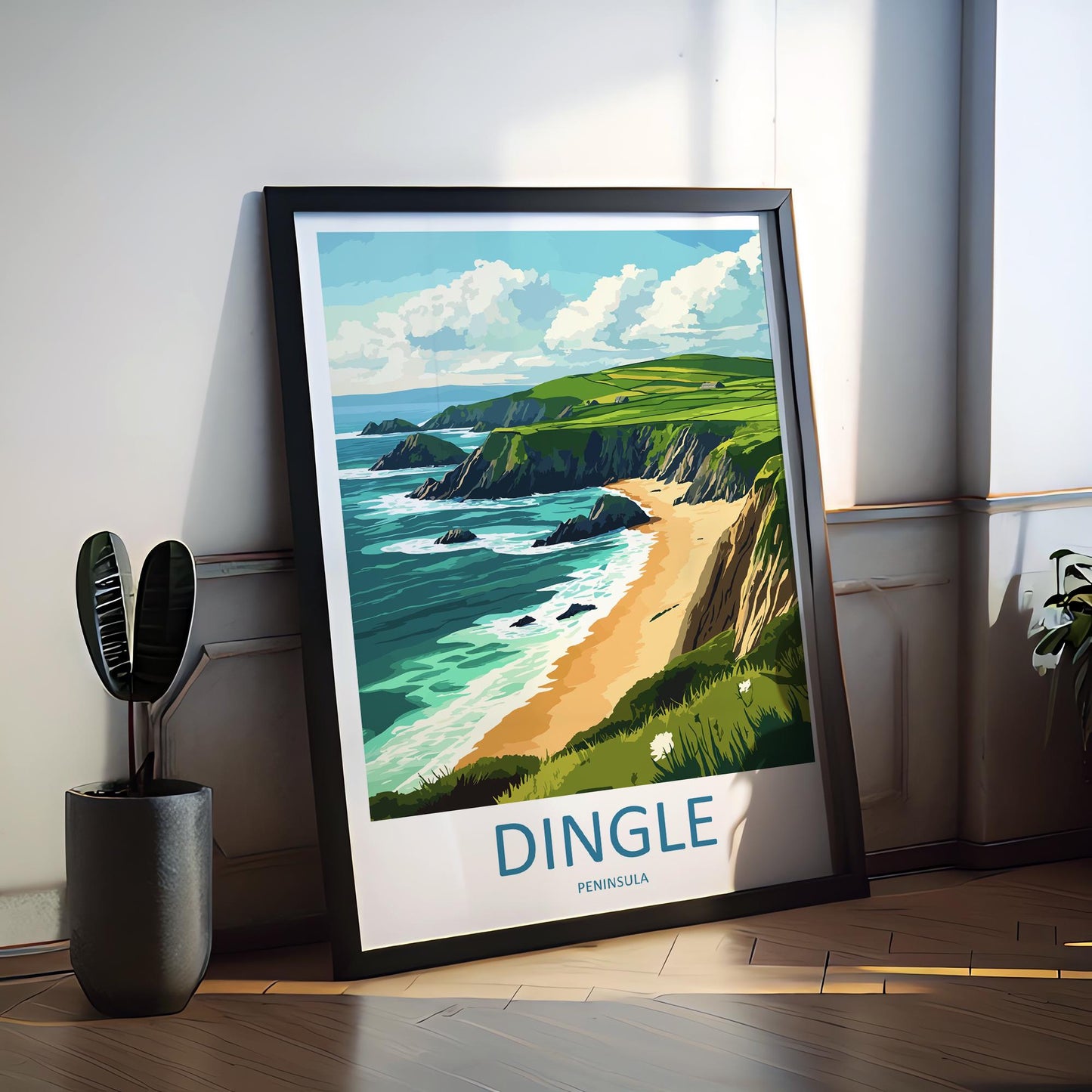 Dingle Peninsula Print Dingle Peninsula Home Decor Landscape Art Print Dingle Peninsula Wall Art for Ireland Enthusiast Gift Wall Hanging
