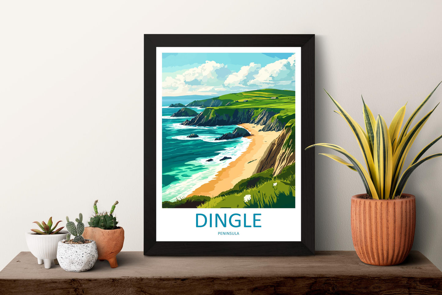 Dingle Peninsula Print Dingle Peninsula Home Decor Landscape Art Print Dingle Peninsula Wall Art for Ireland Enthusiast Gift Wall Hanging