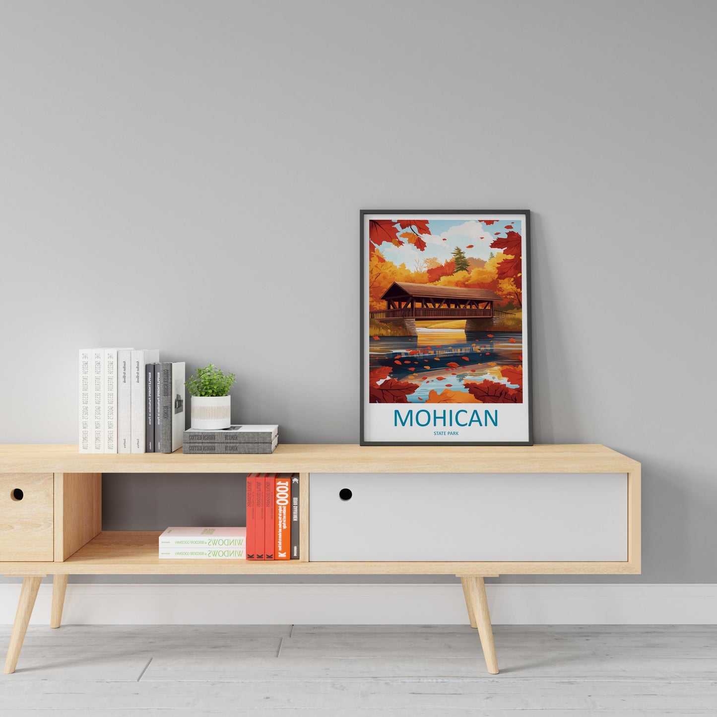 Mohican State Park Travel Print Mohican Wall Decor Ohio Mohican Art Mohican Wall Art Ohio Poster Gift for Nature and Adventure Lovers