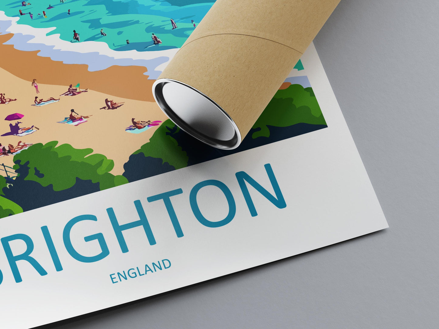 Brighton Travel Print Wall Art Brighton Wall Hanging Home Decoration Brighton Gift Art Lovers Wall Art Print Art Brighton Travel Poster