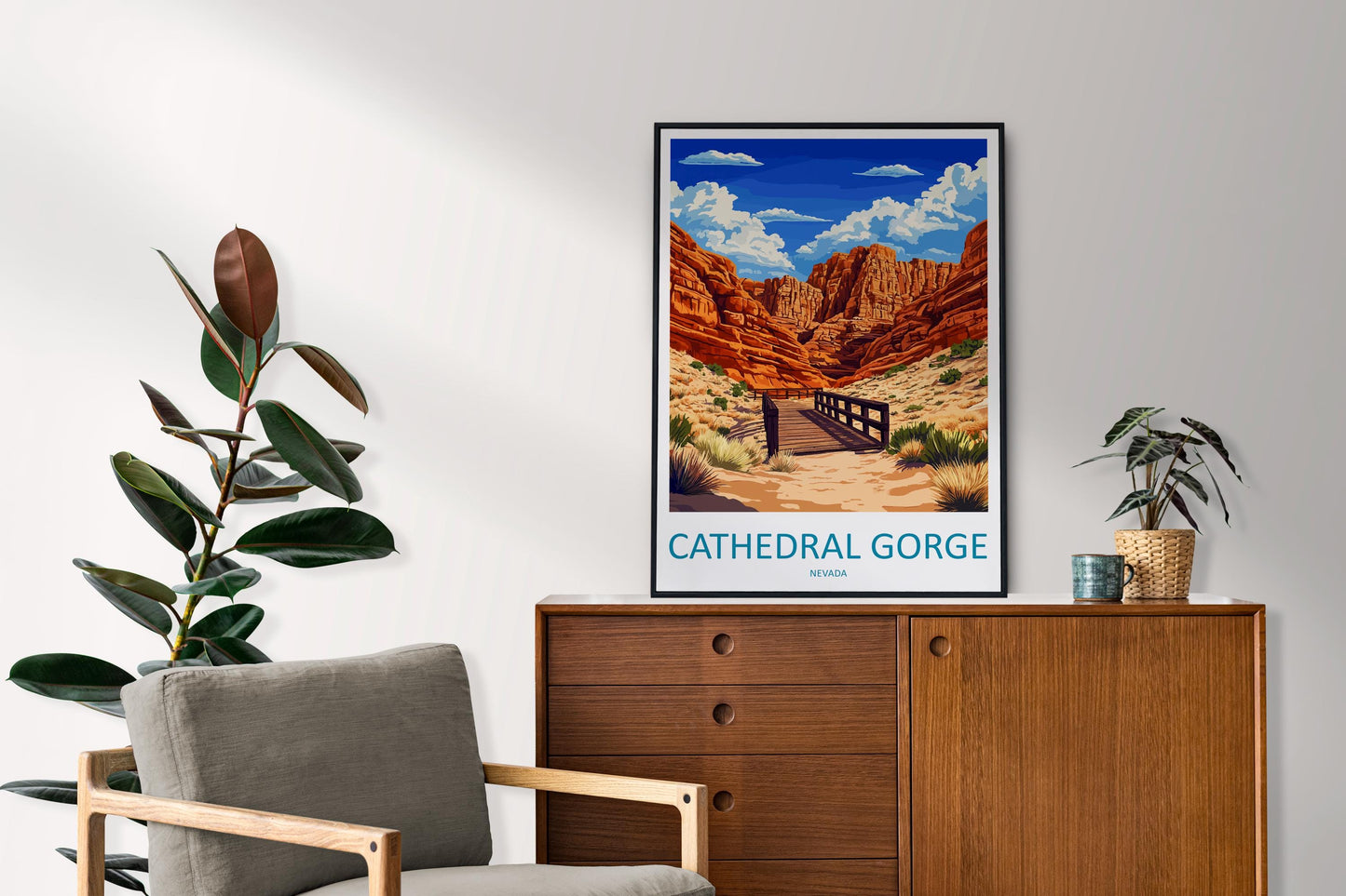 Cathedral Gorge State Park Travel Print Cathedral Gorge State Park Wall Decor Nevada Cathedral Gorge State Park Art Lake Las Vegas Wall Art