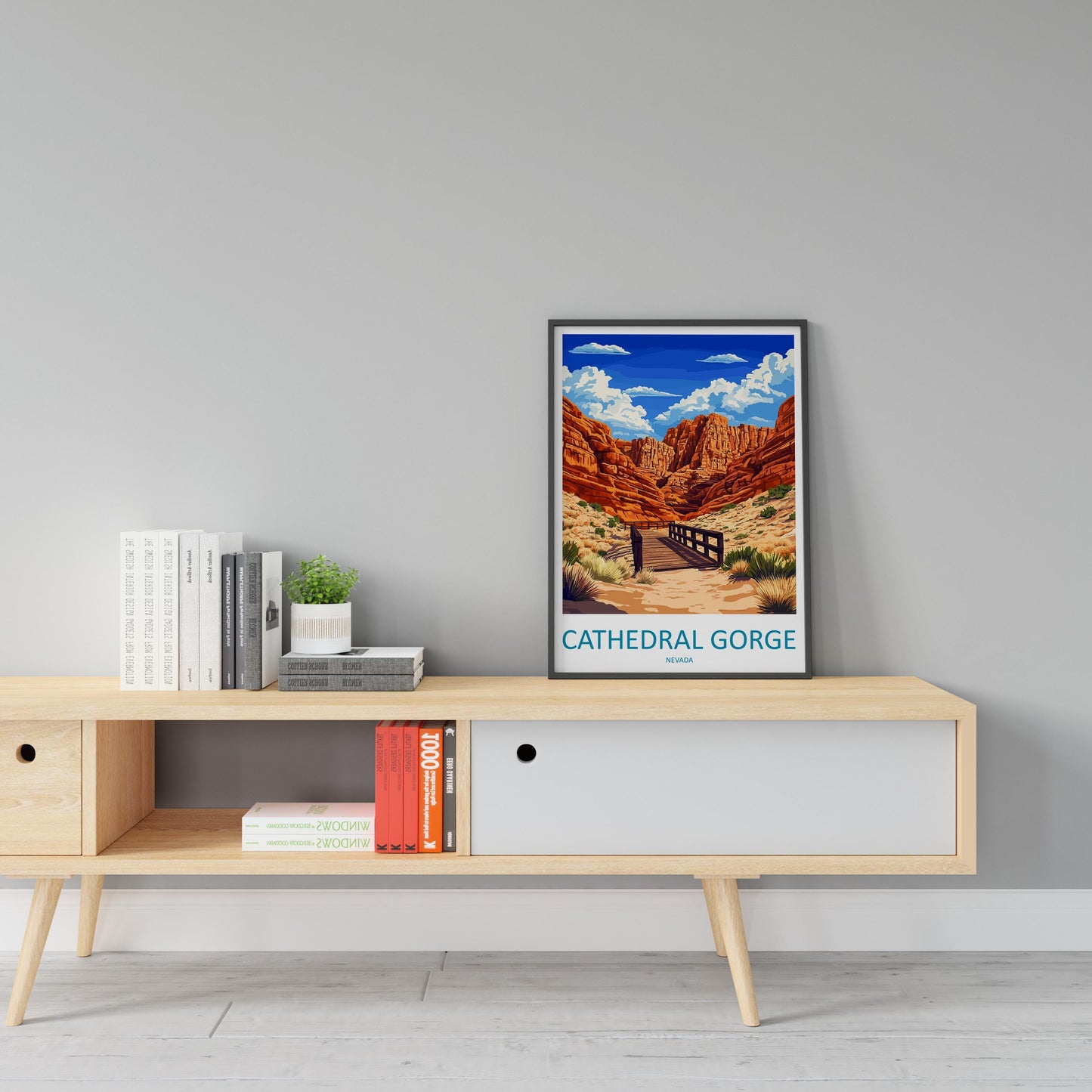 Cathedral Gorge State Park Travel Print Cathedral Gorge State Park Wall Decor Nevada Cathedral Gorge State Park Art Lake Las Vegas Wall Art