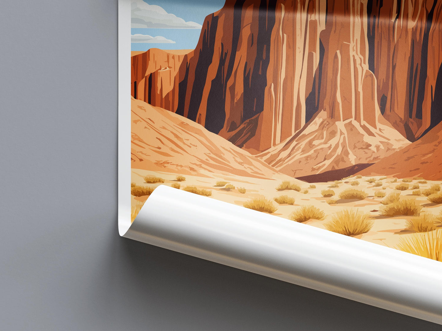 Cathedral Gorge State Park Travel Print Cathedral Gorge State Park Wall Decor Nevada Cathedral Gorge State Park Art Lake Las Vegas Wall Art