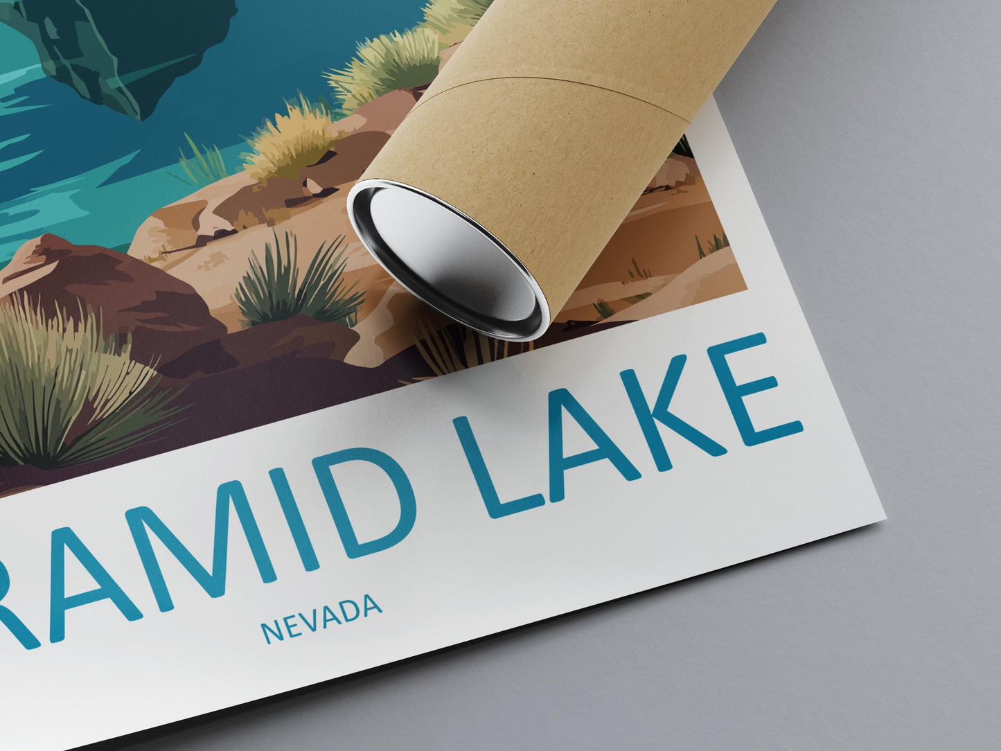 Pyramid Lake Travel Print Pyramid Lake Wall Decor Nevada Pyramid Lake Art Pyramid Lake Wall Art Nevada Poster Gift Pyramid Lake Wall Art