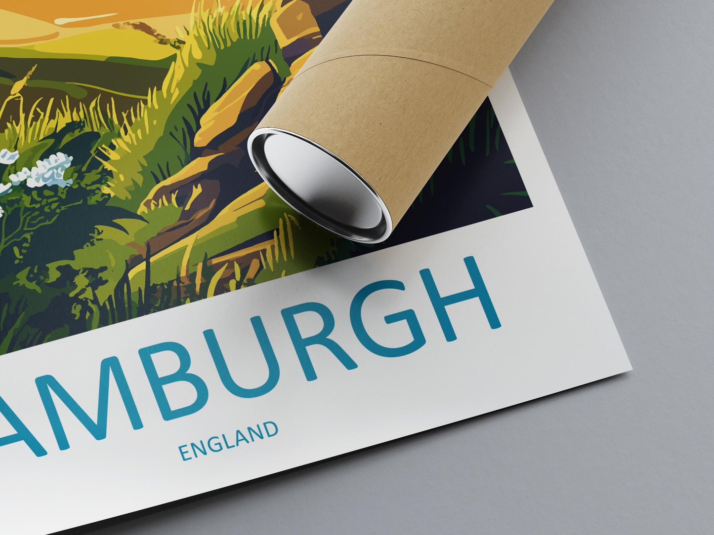 Bamburgh Castle Travel Print Wall Art Bamburgh Castle Wall Hanging Home Décor Bamburgh Castle Gift Art Lovers England Art Lover Gift