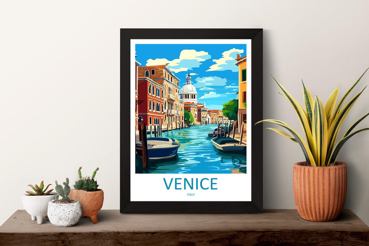 Venice Travel Print Wall Art Venice Italy Wall Hanging Home Decoration Venice Gift Art Lovers Wall Art Print Venice Italy St. Mark's Square