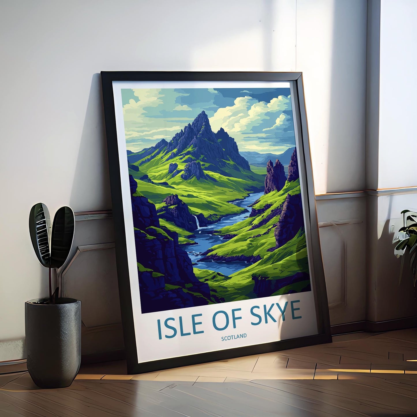 Isle Of Skye Travel Print Wall Art Isle Of Skye Wall Hanging Home Décor Isle Of Skye Gift Art Lovers Scotland Art Lover Gift Isle Of Skye