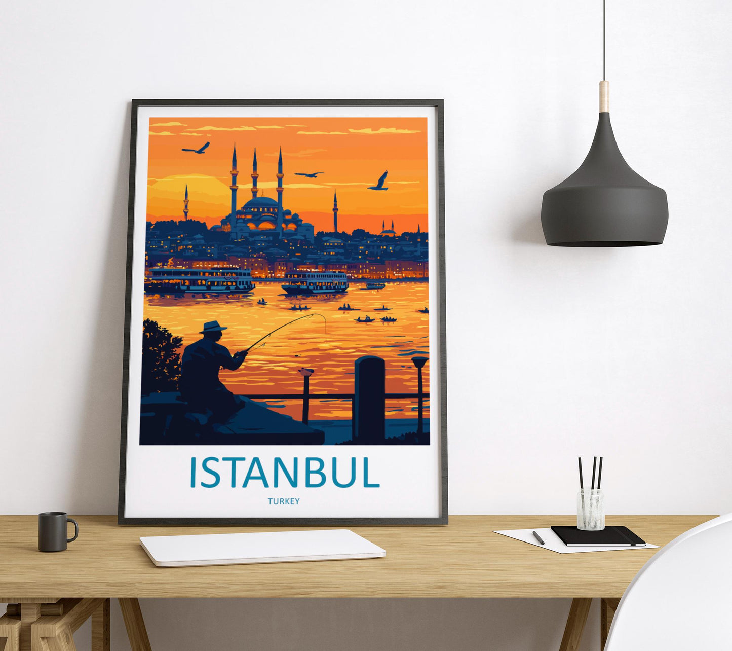 Istanbul Travel Print Wall Art Istanbul Wall Hanging Home Decoration Istanbul Gift Art Lovers Wall Art Print Art Istanbul Wall Print Turkey