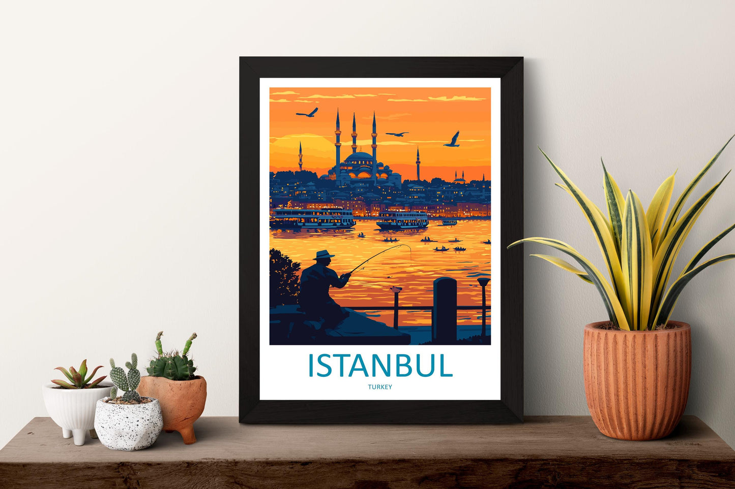 Istanbul Travel Print Wall Art Istanbul Wall Hanging Home Decoration Istanbul Gift Art Lovers Wall Art Print Art Istanbul Wall Print Turkey