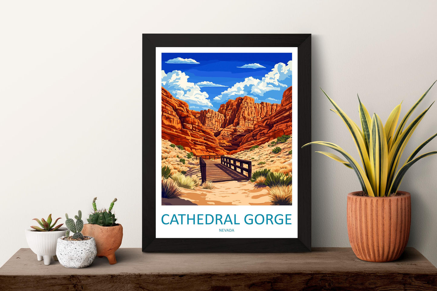 Cathedral Gorge State Park Travel Print Cathedral Gorge State Park Wall Decor Nevada Cathedral Gorge State Park Art Lake Las Vegas Wall Art