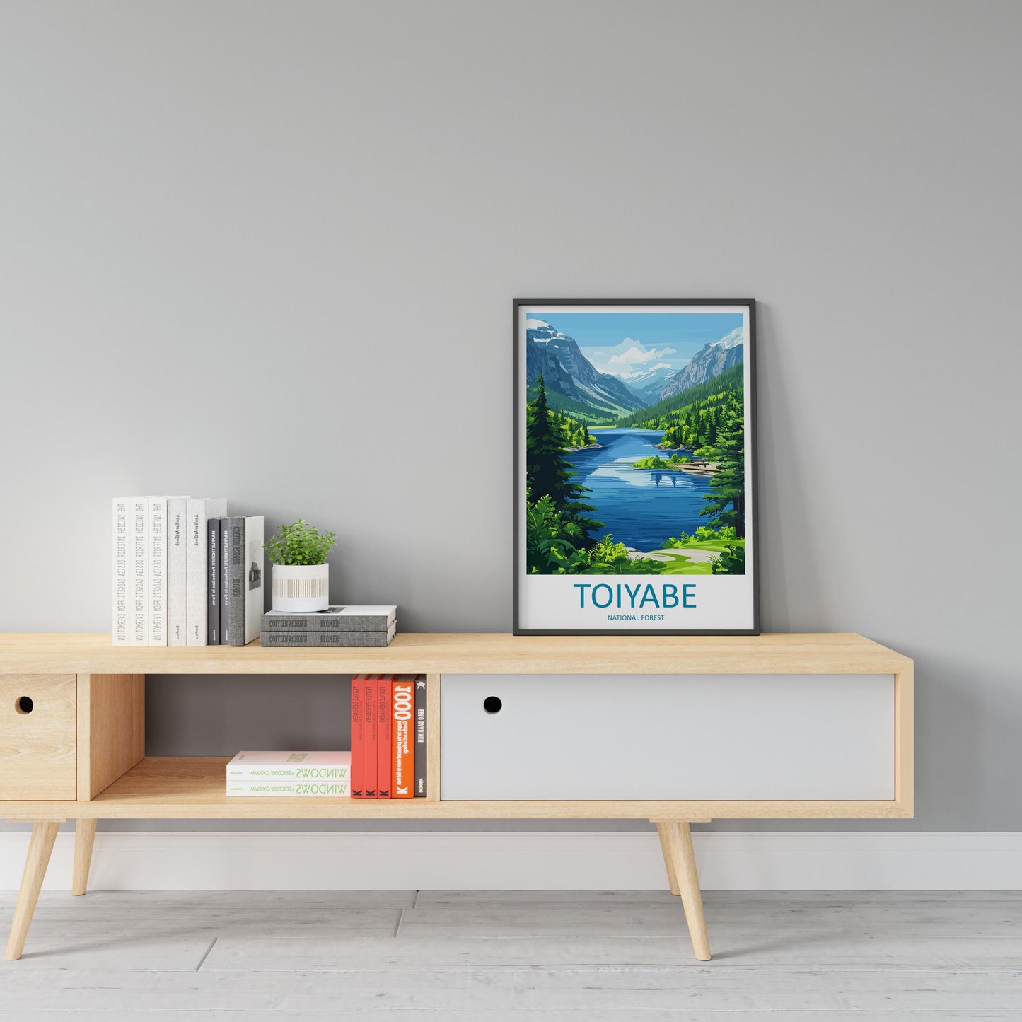 Toiyabe National Forest Travel Print Toiyabe Wall Decor Nevada Toiyabe Art Toiyabe Wall Art Nevada Poster Gift Toiyabe Art Nevada Poster