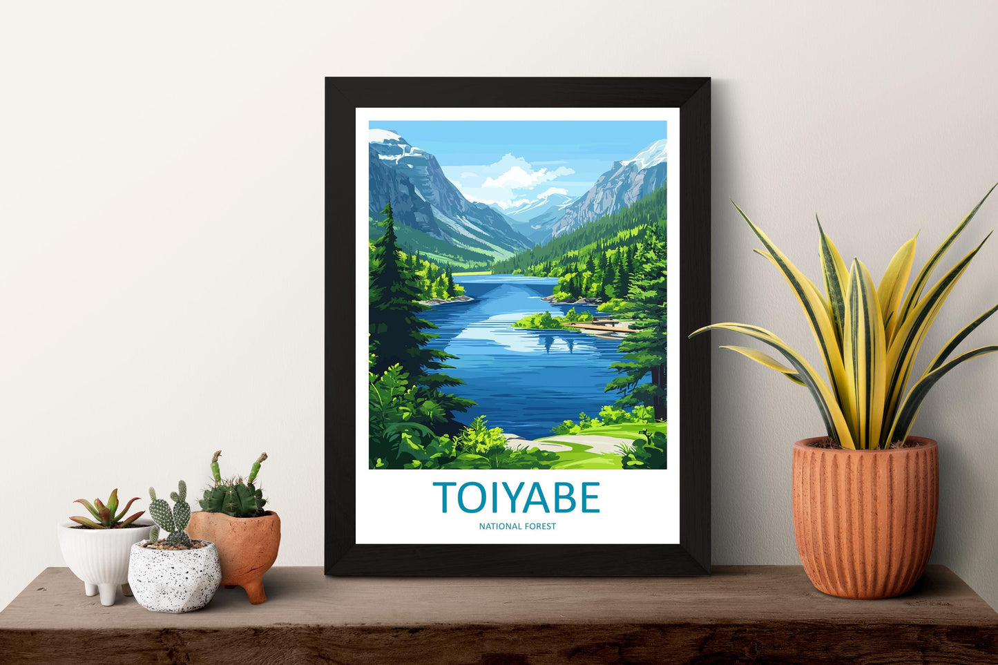 Toiyabe National Forest Travel Print Toiyabe Wall Decor Nevada Toiyabe Art Toiyabe Wall Art Nevada Poster Gift Toiyabe Art Nevada Poster