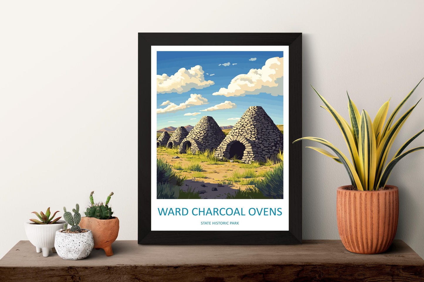 Ward Charcoal Ovens Travel Print Ward Charcoal Ovens Wall Decor Nevada Ward Charcoal Ovens Art Ward Charcoal Ovens Wall Art Nevada Poster