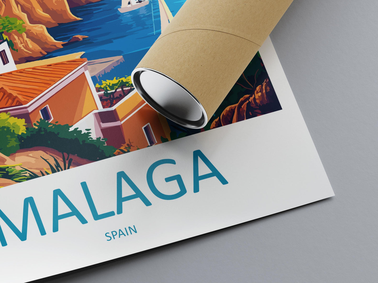 Malaga Travel Print Wall Art Malaga Wall Hanging Home Décor Malaga Gift Art Lovers Spain Art Lover Gift Malaga Wall Décor Malaga Spain Decor