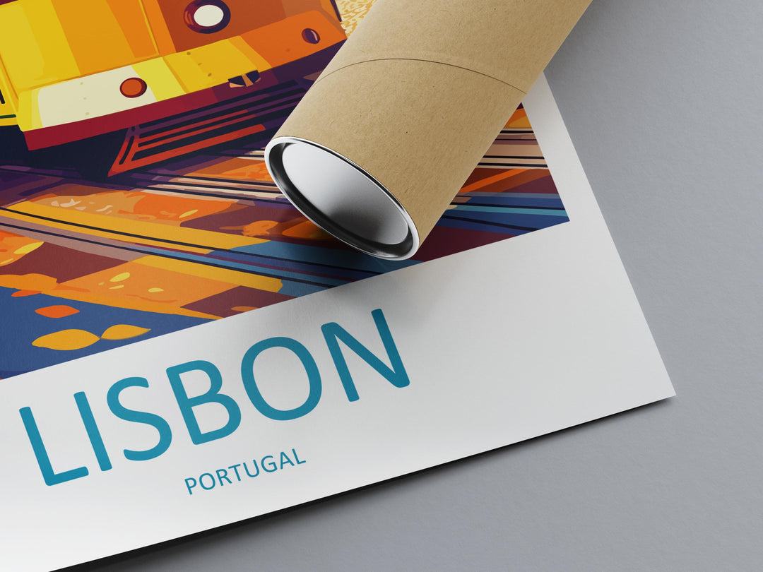 Lisbon Travel Print Wall Art Lisbon Wall Hanging Home Décor Lisbon Gift Art Lovers Portugal Art Lover Gift Lisbon Poster