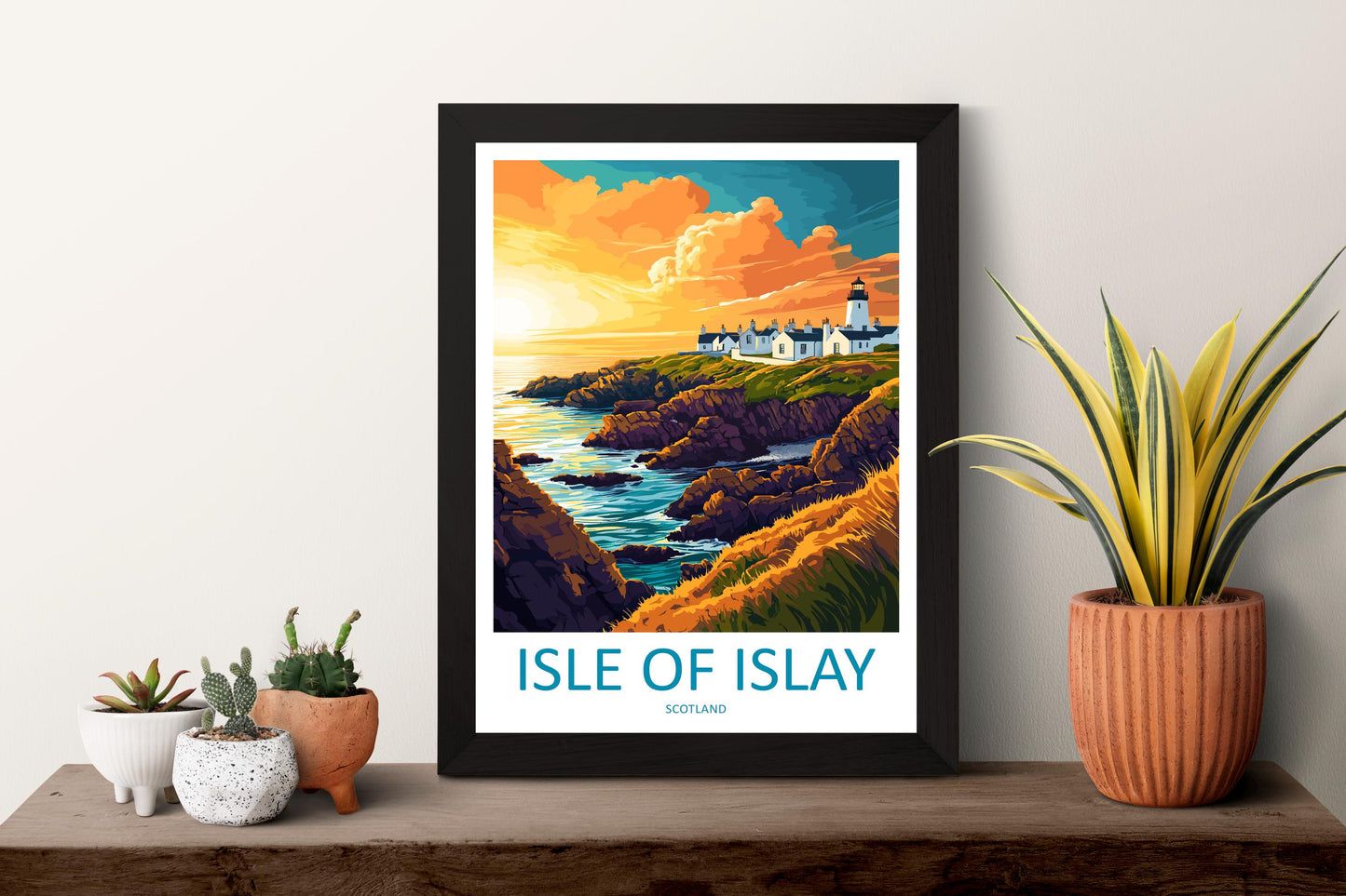 Isle Of Islay Travel Print Wall Art Isle Of Islay Wall Hanging Home Décor Isle Of Islay Gift Art Lovers Scotland Art Lover Gift Isle Poster