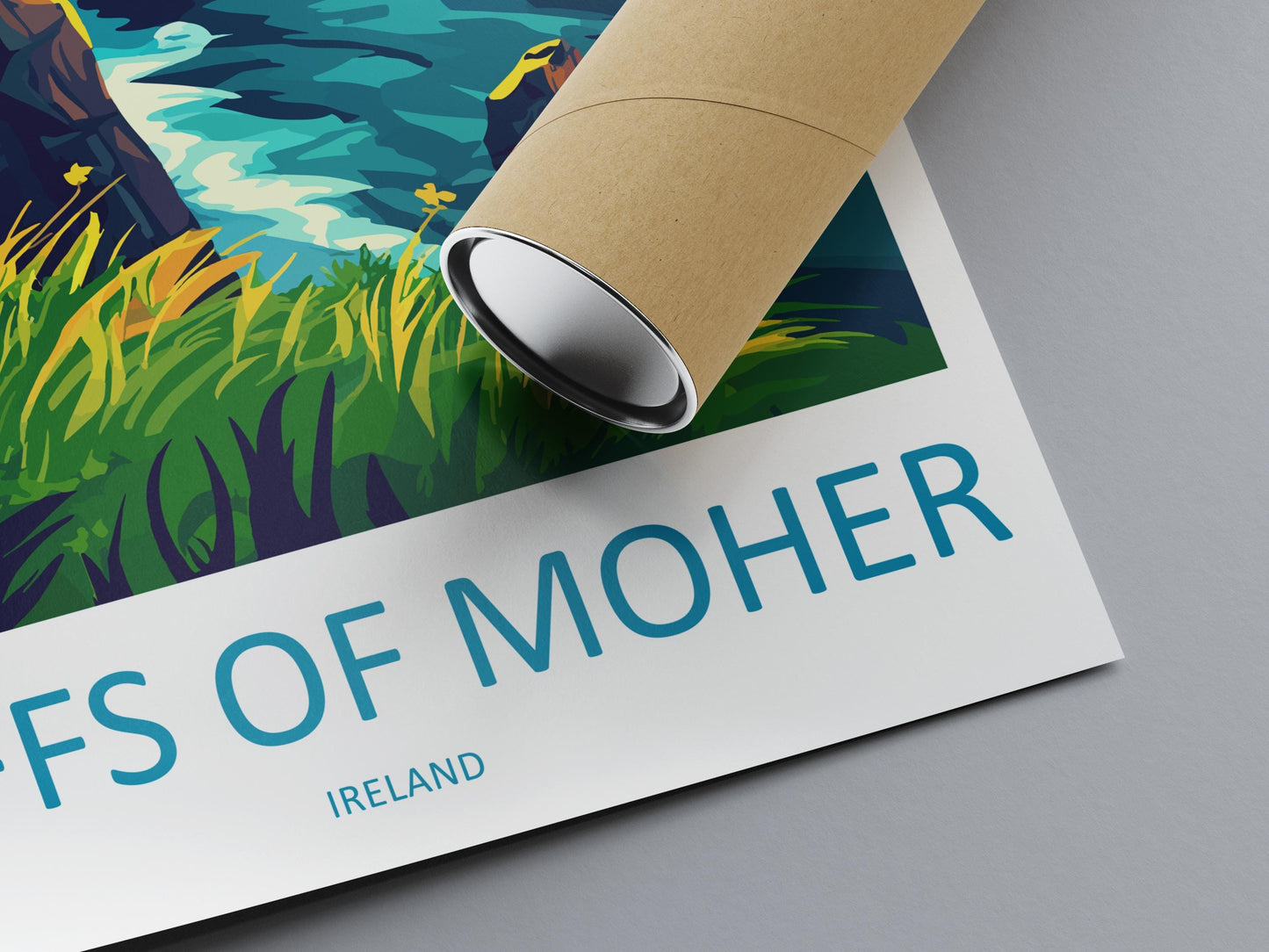 Cliffs of Moher Print Cliffs of Moher Home Décor Landscape Art Print Cliffs of Moher Wall Art for Ireland Enthusiast Gift Wall Hanging Art