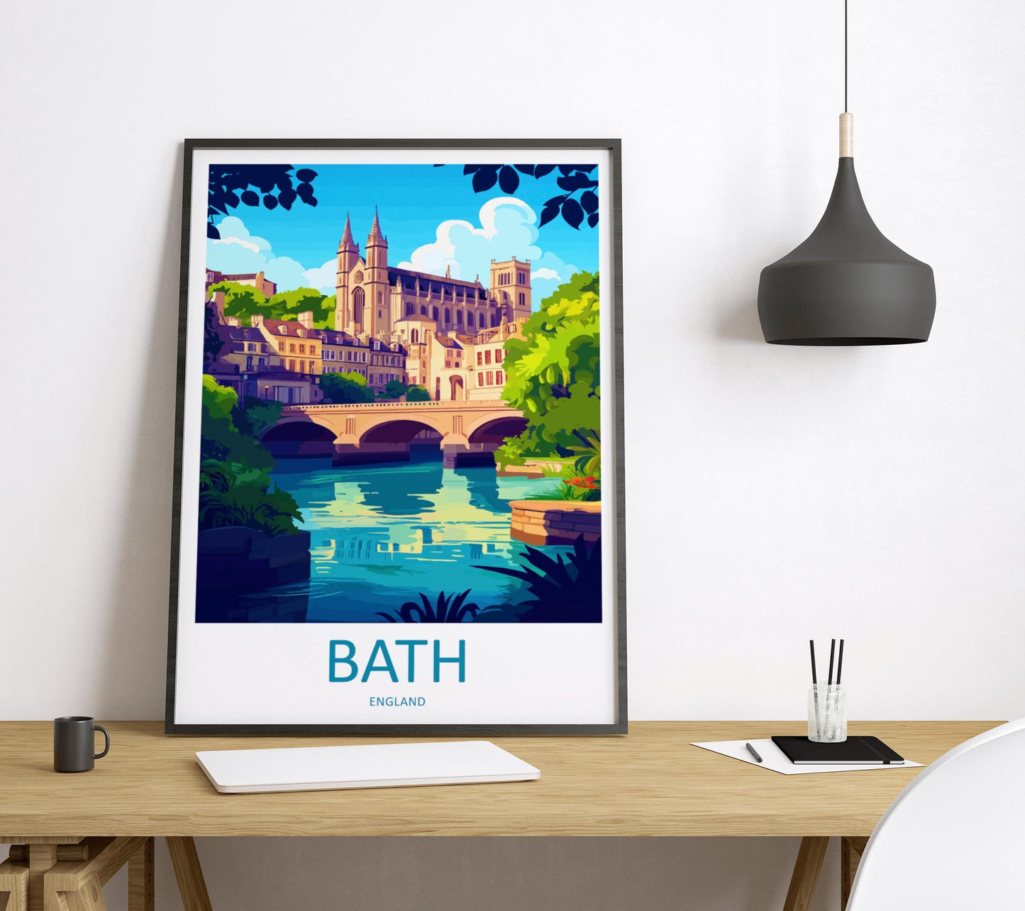 Bath Travel Print Wall Art Bath Wall Hanging Home Décor Bath Gift Art Lovers England Art Lover Gift Bath City England Travel Art Gift