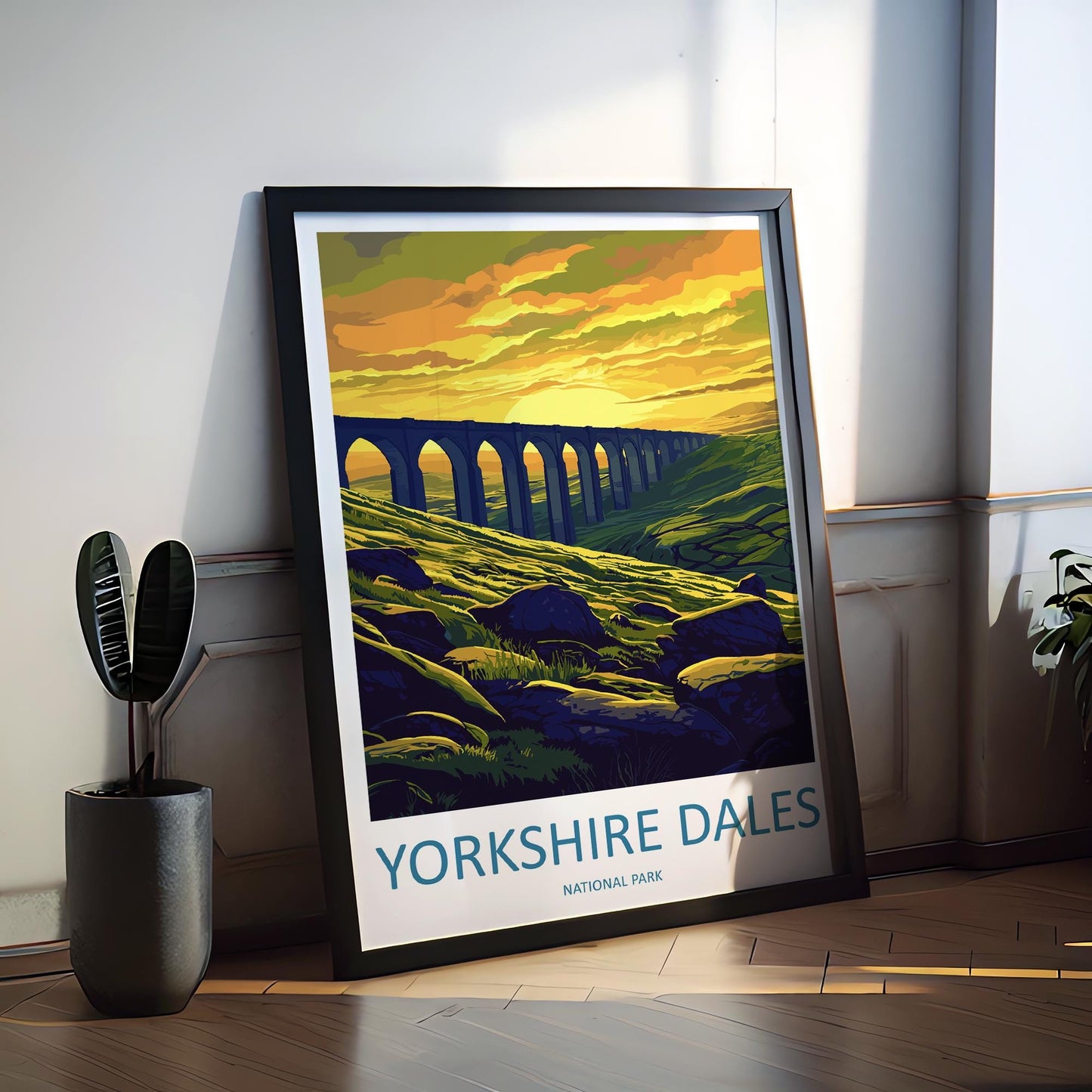 Yorkshire Dales Travel Print Wall Art Yorkshire Dales Wall Hanging Home Decor National Park Gift Yorkshire Dales Lovers National Park Wall