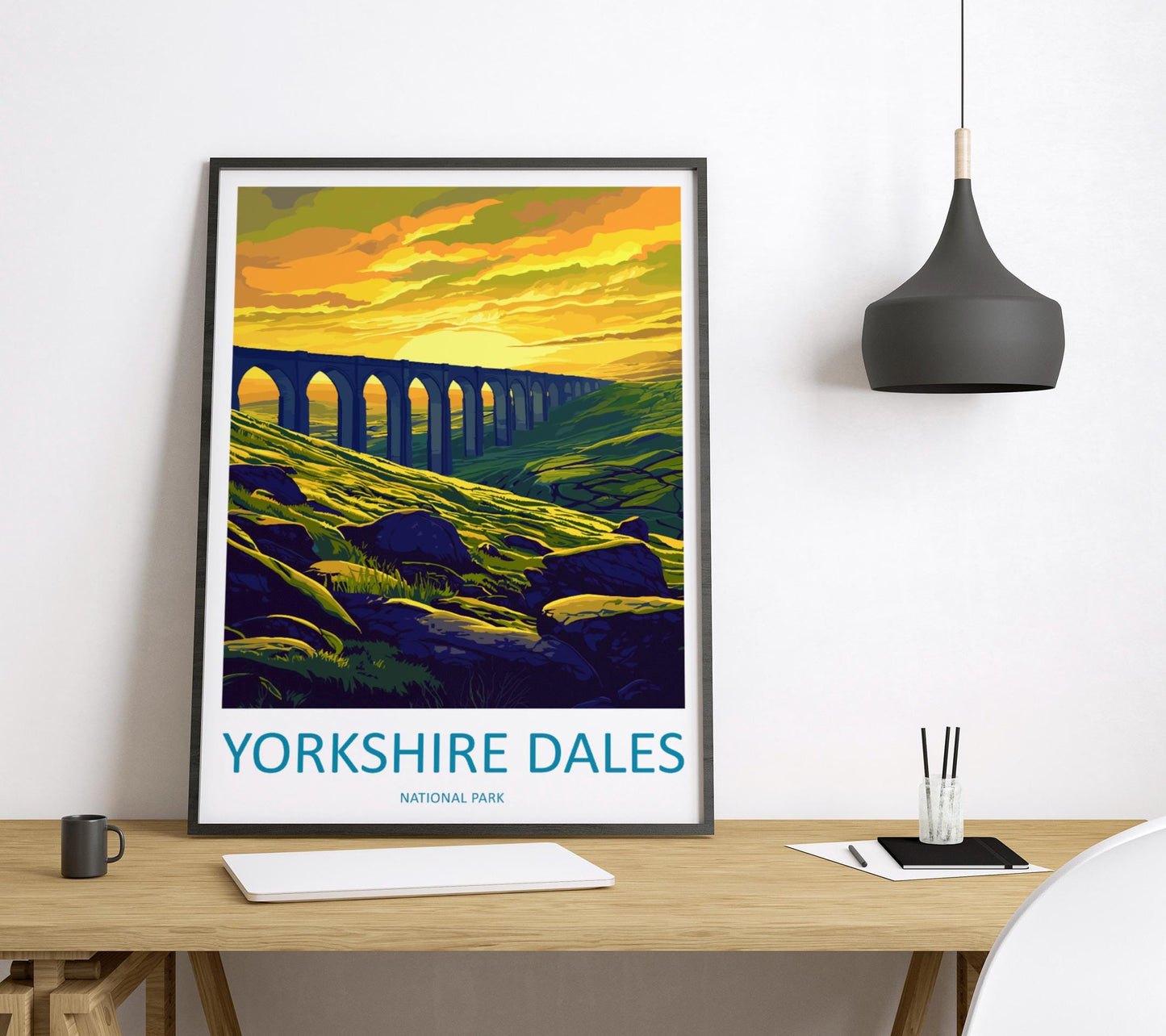 Yorkshire Dales Travel Print Wall Art Yorkshire Dales Wall Hanging Home Decor National Park Gift Yorkshire Dales Lovers National Park Wall