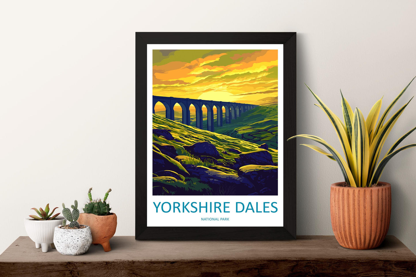 Yorkshire Dales Travel Print Wall Art Yorkshire Dales Wall Hanging Home Decor National Park Gift Yorkshire Dales Lovers National Park Wall