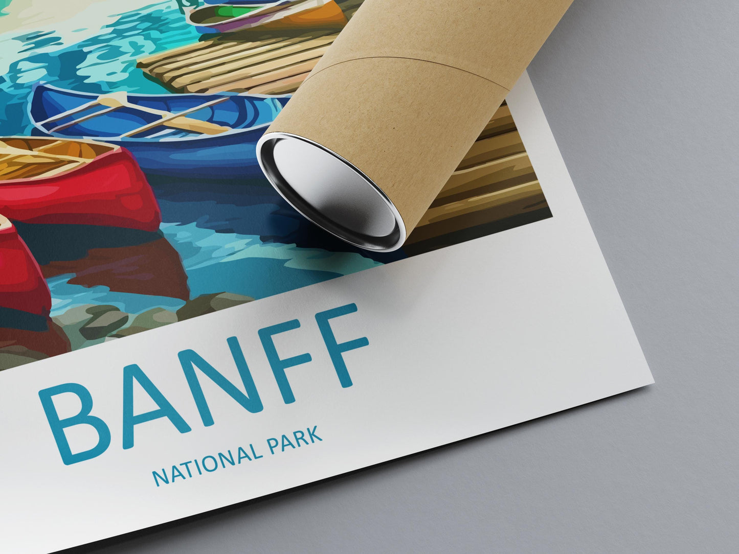 Banff National Park Print Canada Wall Art Mountain Landscape Poster Nature Decor Gift for Adventure Lover Scenic Wilderness Art