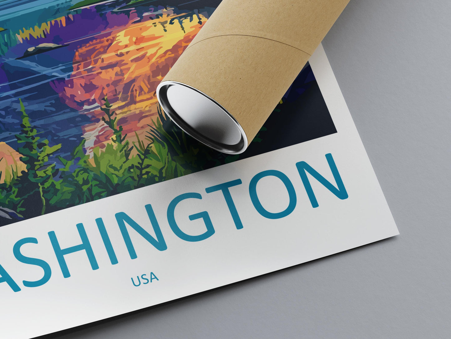 Washington Travel Print USA Wall Art Cityscape Poster Monument Decor Gift for History Lover National Mall Landscape Art Print