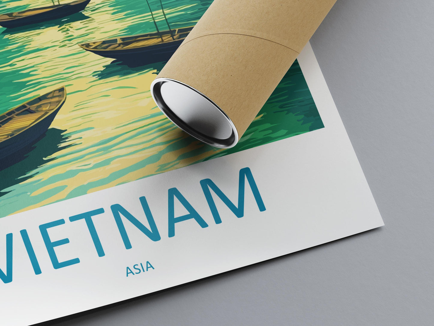 Vietnam Travel Print Southeast Asia Wall Art Landscape Poster Cultural Decor Gift for Adventure Lover Scenic Nature Art