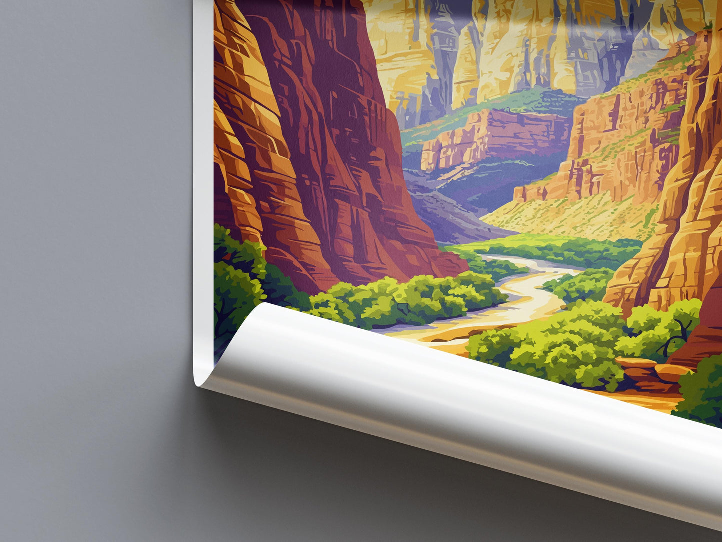 Utah Travel Print USA Wall Art Desert Landscape Poster National Park Decor Gift for Adventure Lover Red Rock Scenery Art