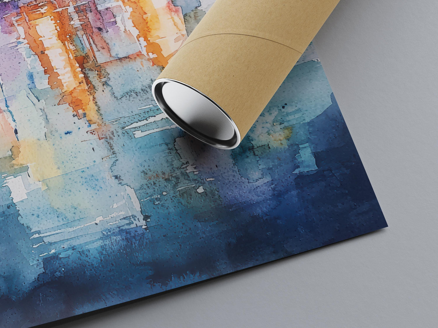 Vancouver Watercolor Poster Vancouver Travel Print Vancouver Wall Art Vancouver Cityscape Painting Vancouver Souvenir Canada Decor