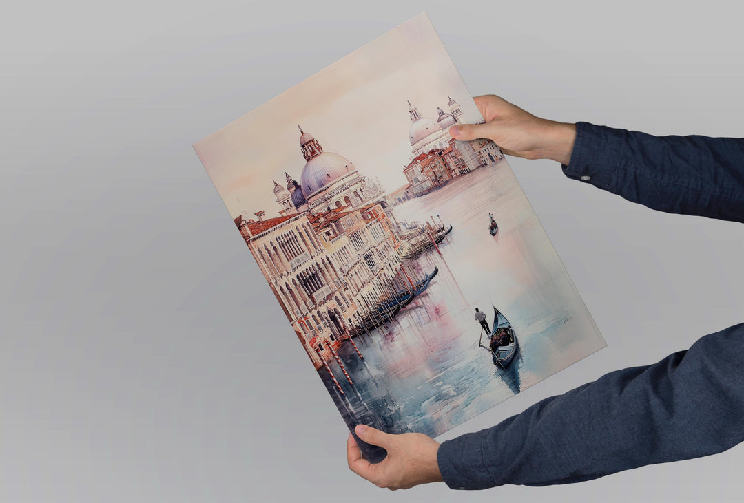 Venice Watercolor Poster Venice Travel Print Venice Wall Art Venice Cityscape Painting Venice Souvenir Italy Decor