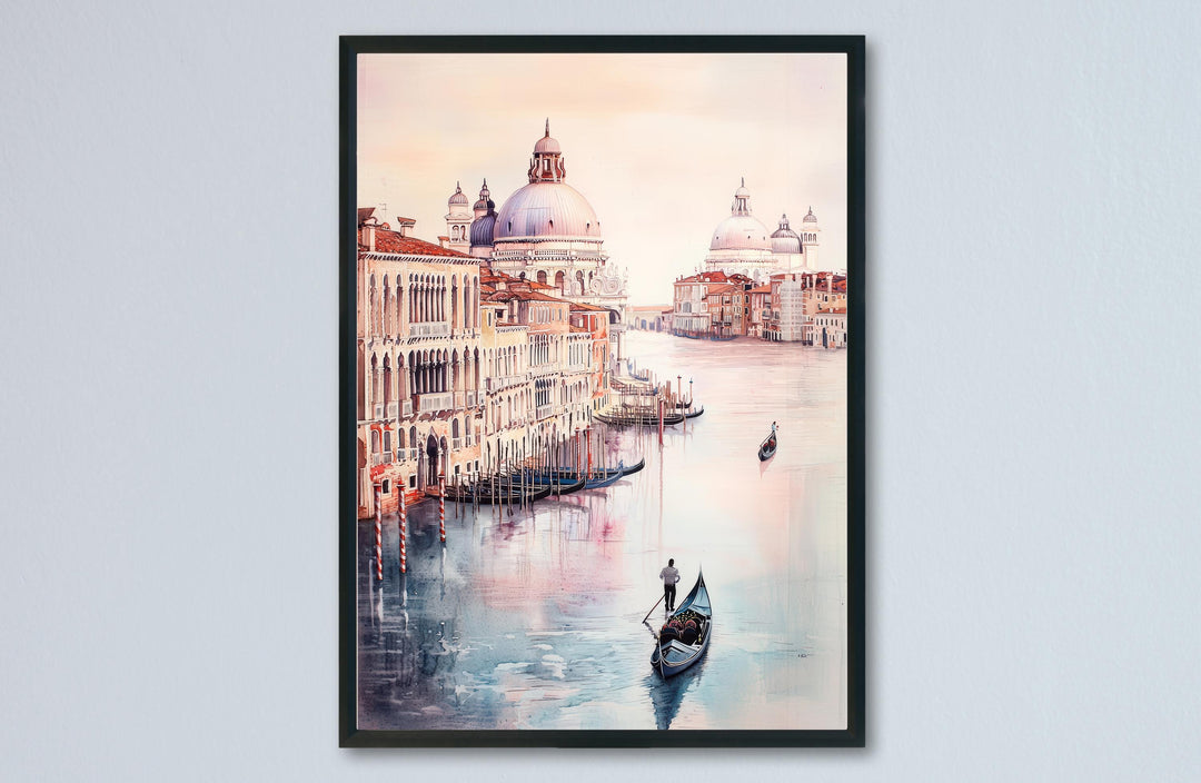Venice Watercolor Poster Venice Travel Print Venice Wall Art Venice Cityscape Painting Venice Souvenir Italy Decor