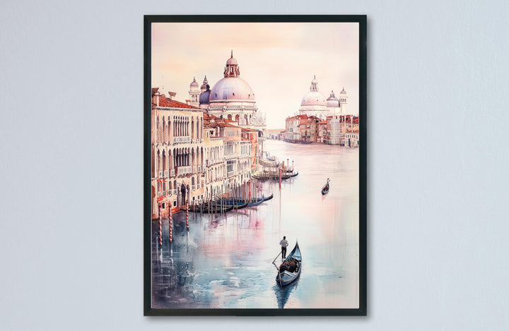 Venice Watercolor Poster Venice Travel Print Venice Wall Art Venice Cityscape Painting Venice Souvenir Italy Decor