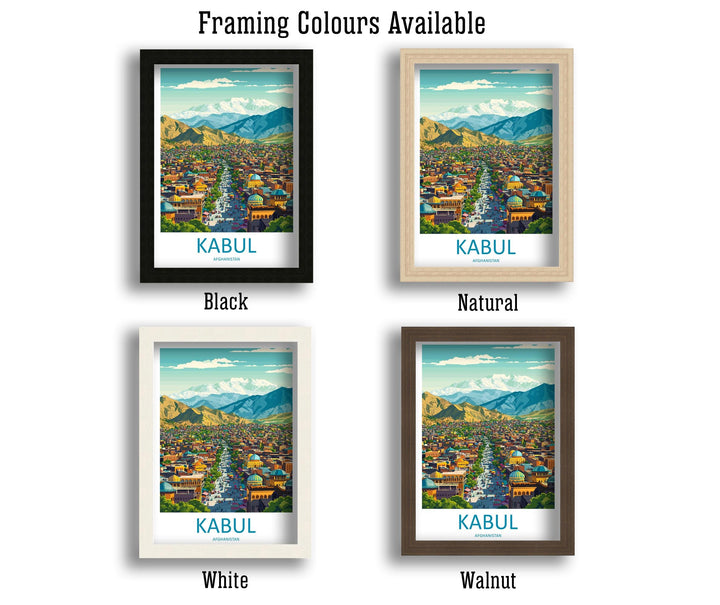 Kabul Travel Print Kabul Wall Decor Afghanistan Kabul Art Kabul Wall Art Afghan Poster Gift for Culture and History Lovers Kabul Poster Art