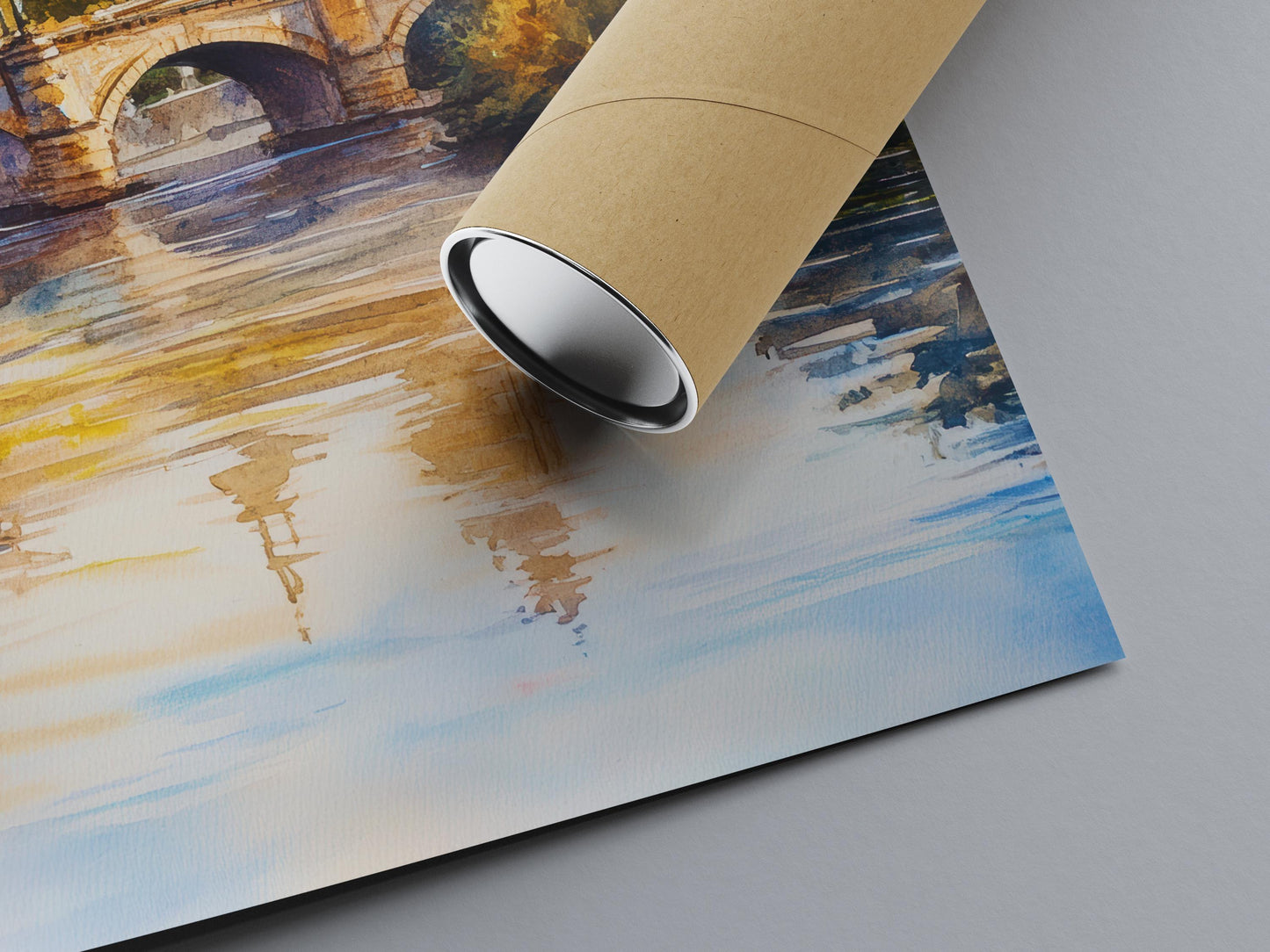Salamanca Watercolor Poster Spain Travel Print Wall Art Home Decor Gift Spanish City University Plaza Wall Decor Hanging