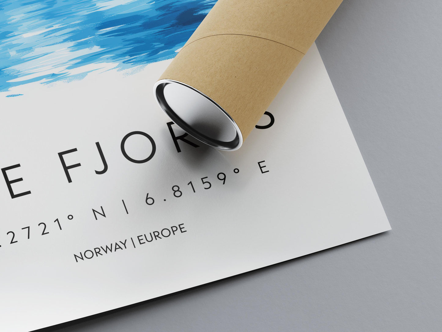 The Fjords Watercolor Poster Wall Art Fjords Wall Decor Home Décor The Fjords Gift Norway Art Lover Gift, Travel Souvenir Print