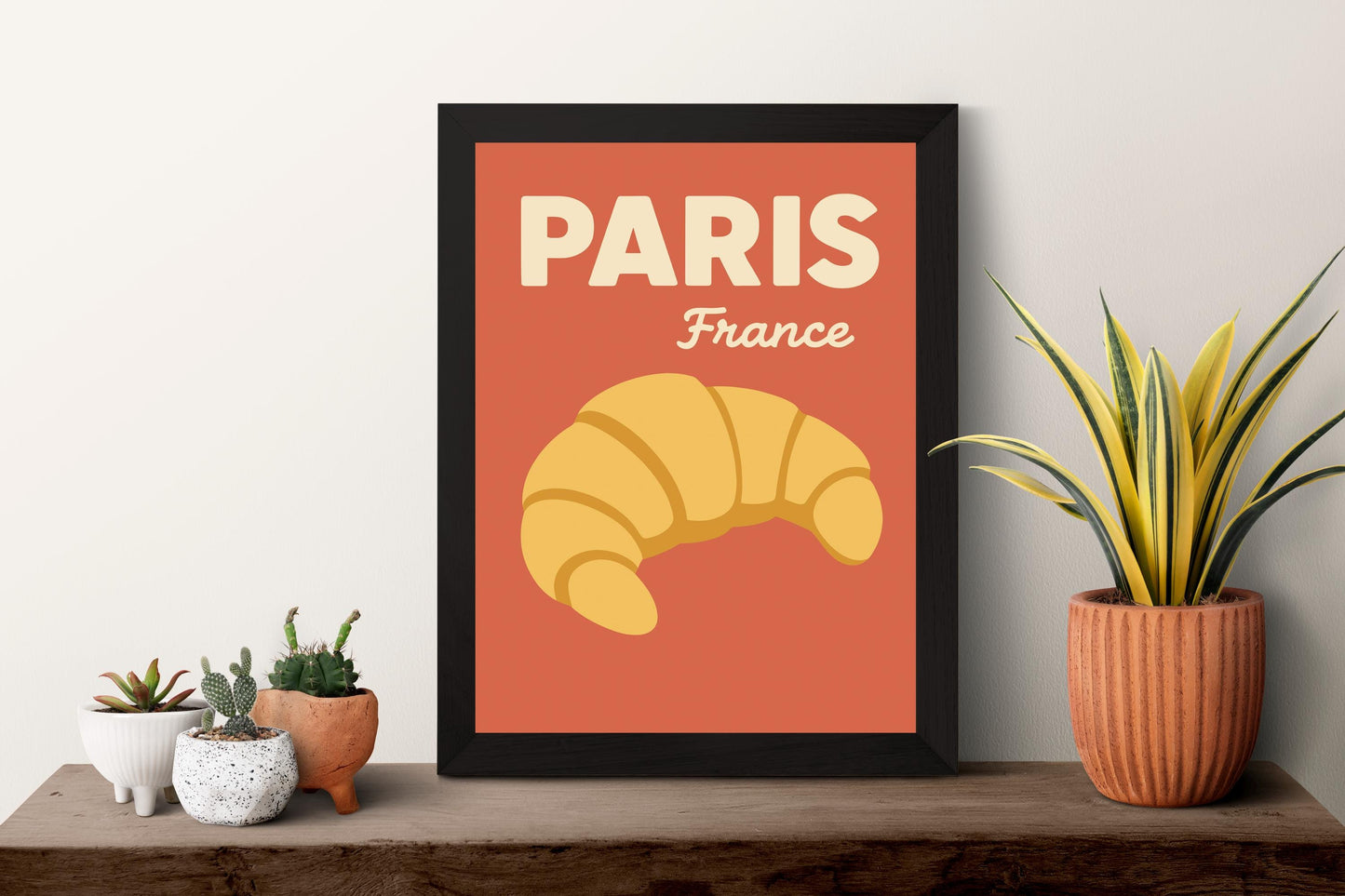 Paris Preppy Poster Wall Art Paris Wall Decor Home Décor Paris Gift France Art Lover Gift, Travel Souvenir Print