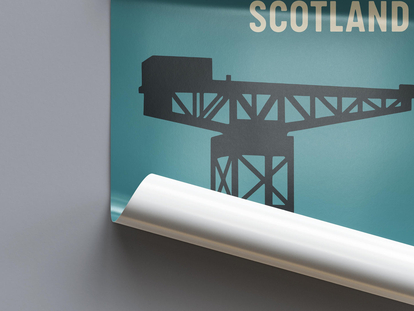 Glasgow Preppy Poster Wall Art Glasgow Wall Decor Home Décor Glasgow Gift Scotland Art Lover Gift, Travel Souvenir Print