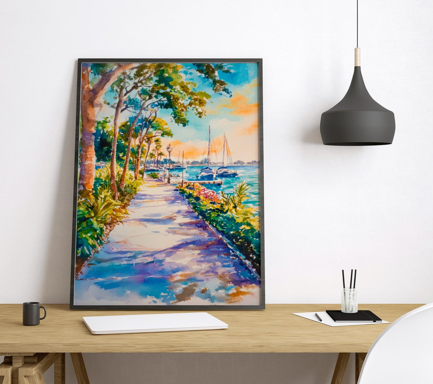St. Petersburg Watercolor Poster Wall Art St. Petersburg Wall Hanging Home Décor St. Petersburg Gift Art Lovers United States Wall Art
