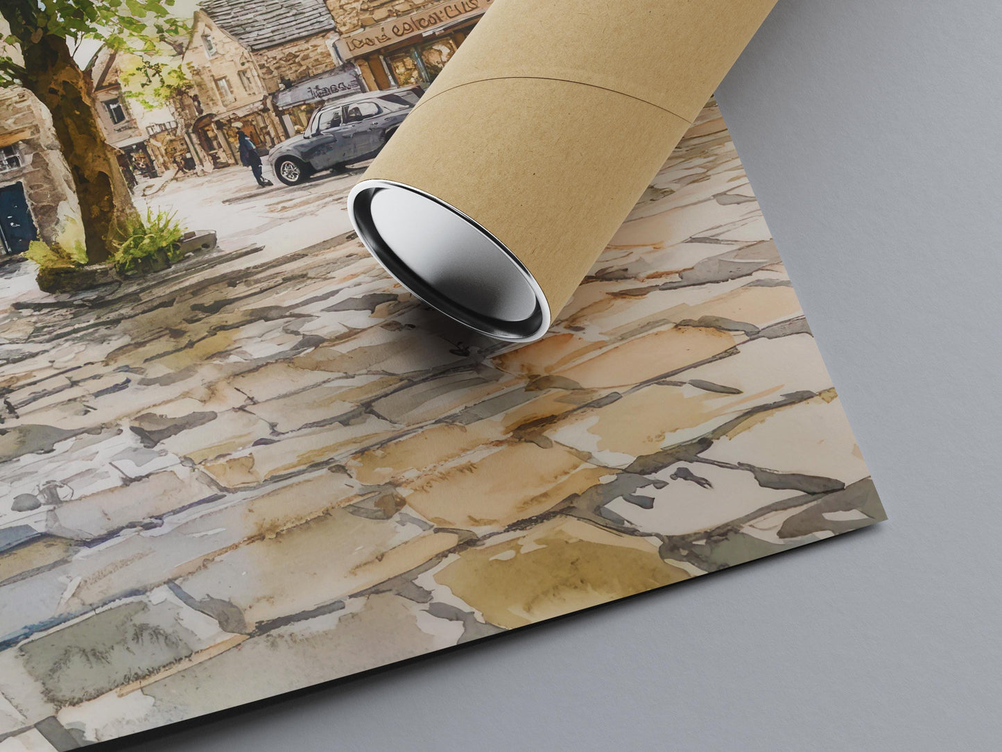 Grassington Watercolor Poster Wall Art Grassington Wall Hanging Home Décor Grassington Gift Art Lovers United Kingdom Wall Art