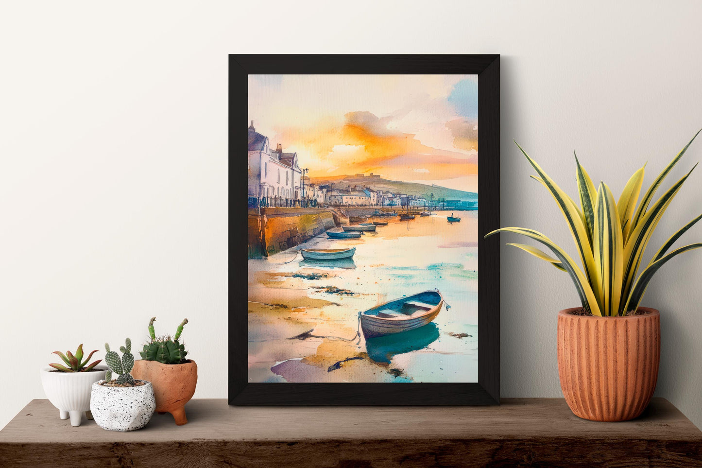 Penzance Watercolor Poster Wall Art Penzance Wall Hanging Home Décor Penzance Gift Art Lovers United Kingdom Wall Art