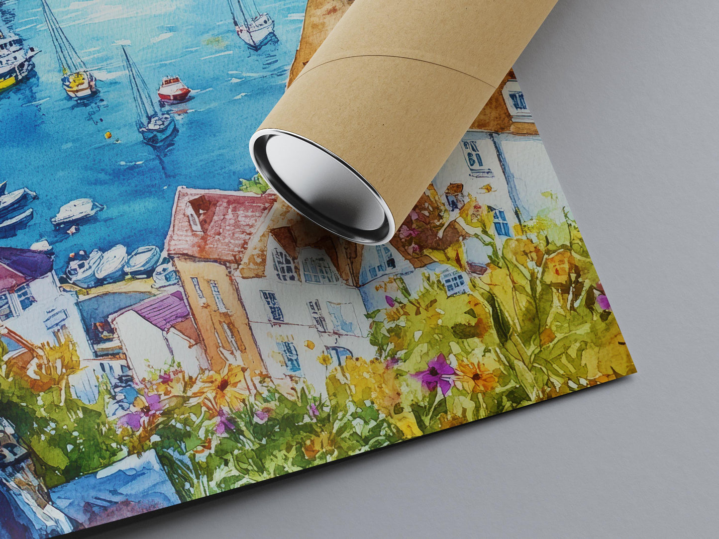 Ilfracombe Watercolor Poster Wall Art Ilfracombe Wall Hanging Home Décor Ilfracombe Gift Art Lovers United Kingdom Wall Art